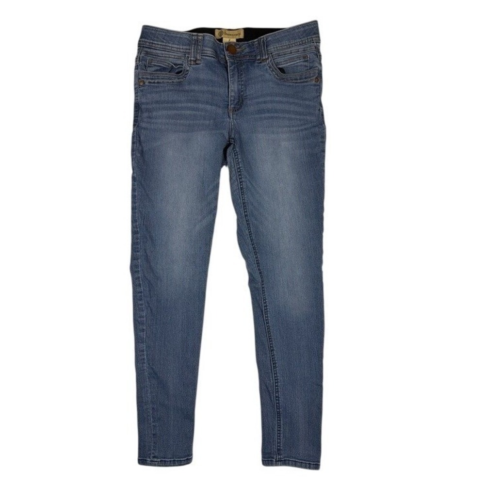 Democracy Jeans Womens 8 "Ab" technology Blue Skinny‎ Denim B1841BBIHXX